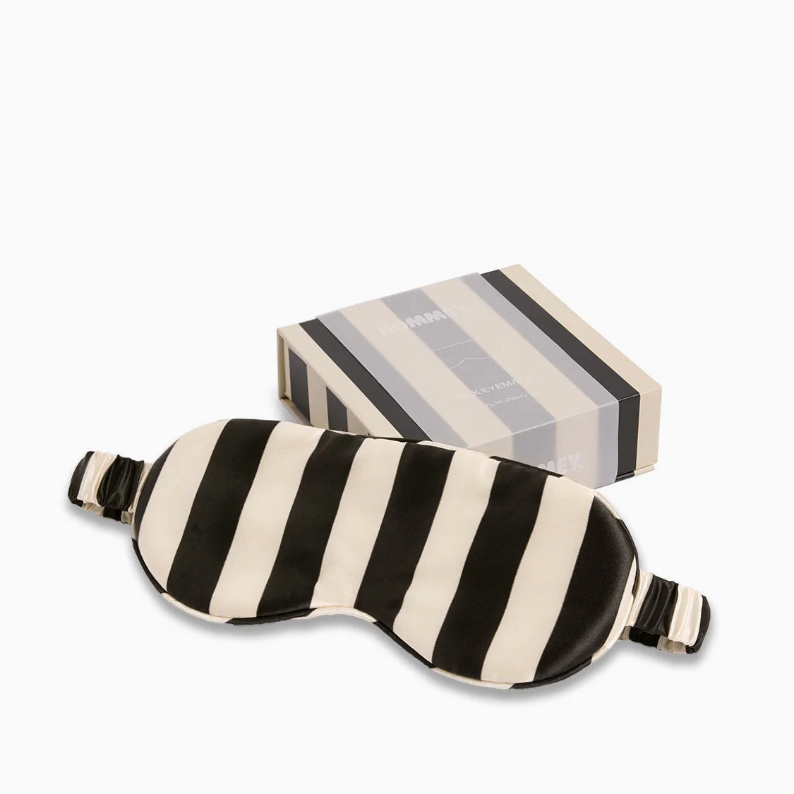 Hommey Silk Eyemask - Vanilla Bean Stripes