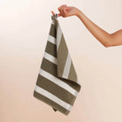 Hommey Tea Towel - Matcha Stripes