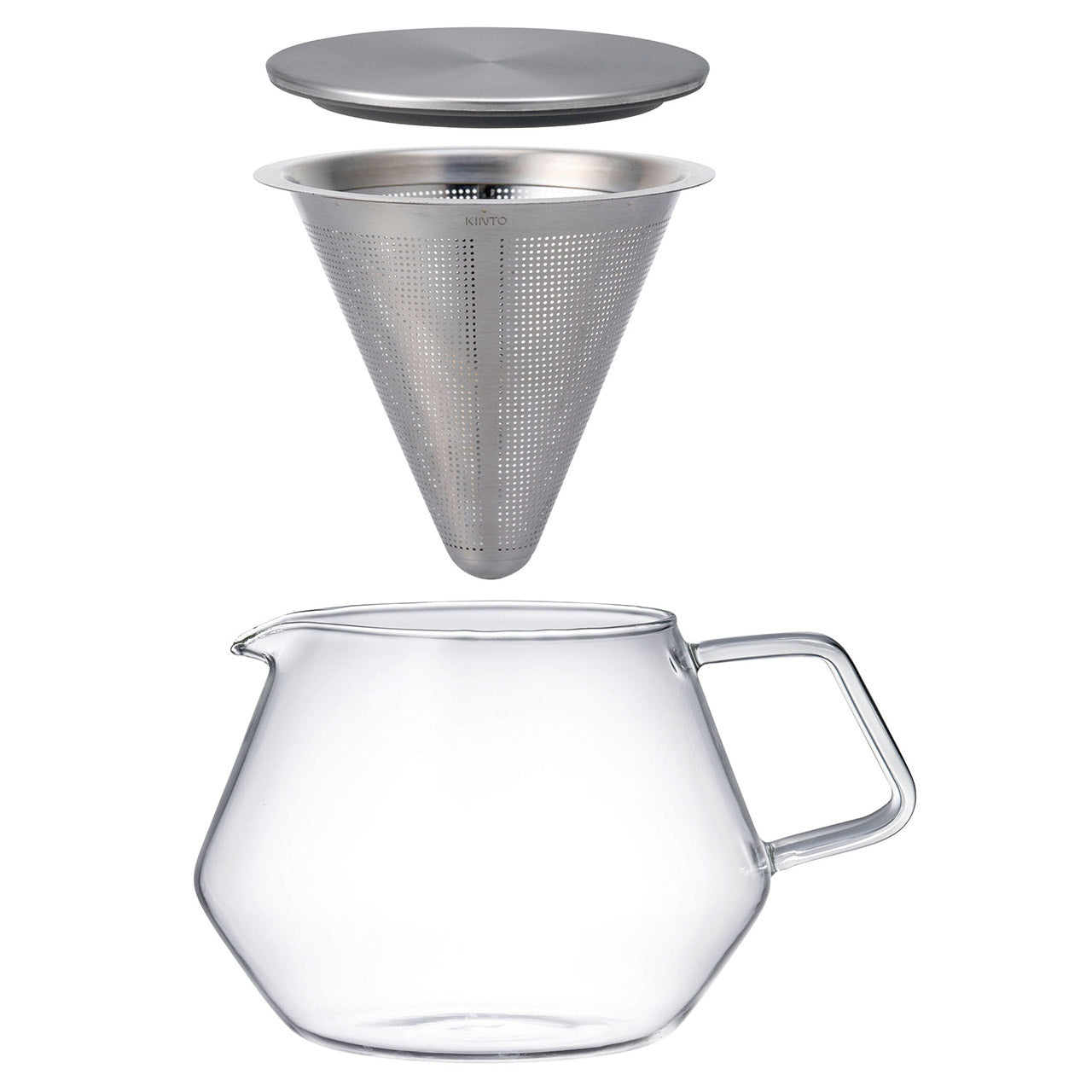 Kinto Carat Heat-Resistant Glass Teapot 850ml
