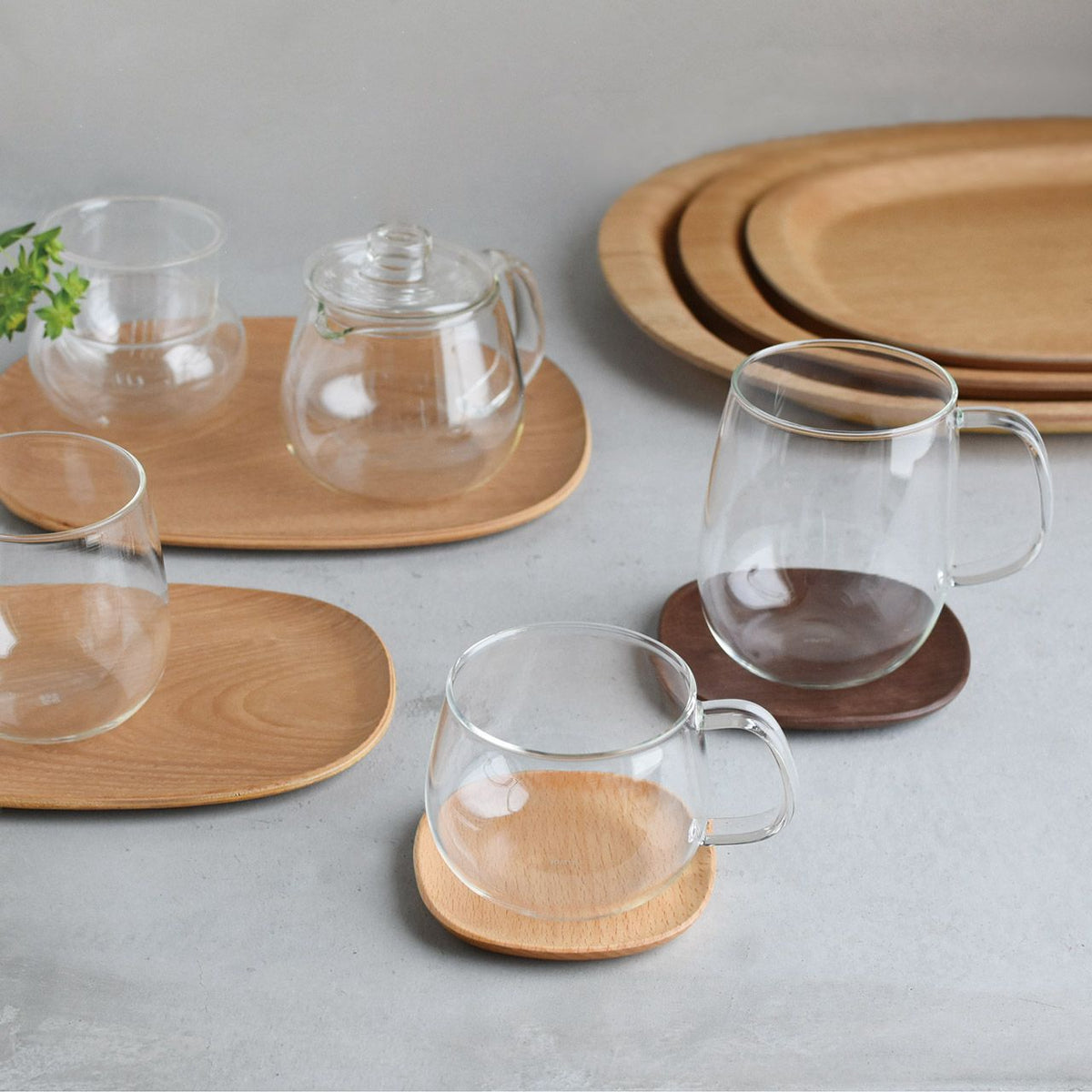 Kinto Unitea Glass Tea Cup Transparent