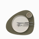 LIND DNA Curve Table Mat Corduroy Army Green