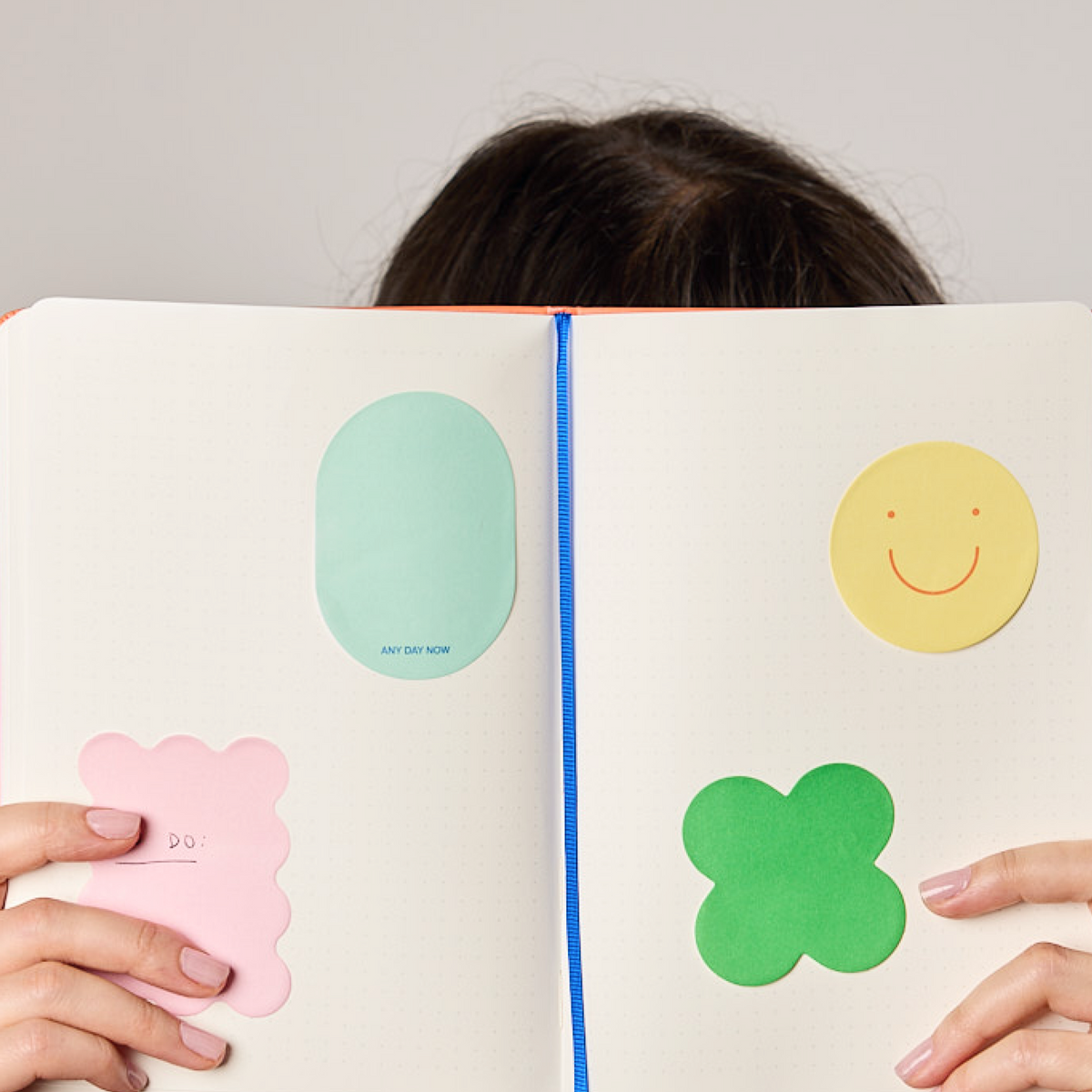 Any Day Now Smiley Sticky Note Pad