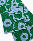 Marimekko Unikko Bath Towel - Light Blue/Green