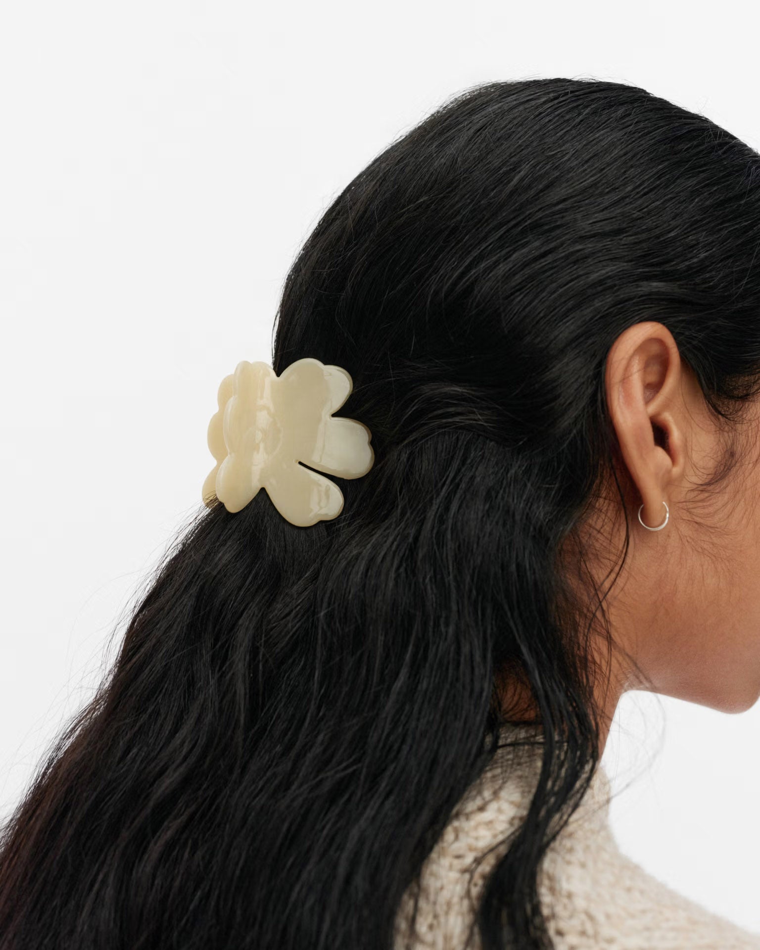 Marimekko Hair Clip Small Beige