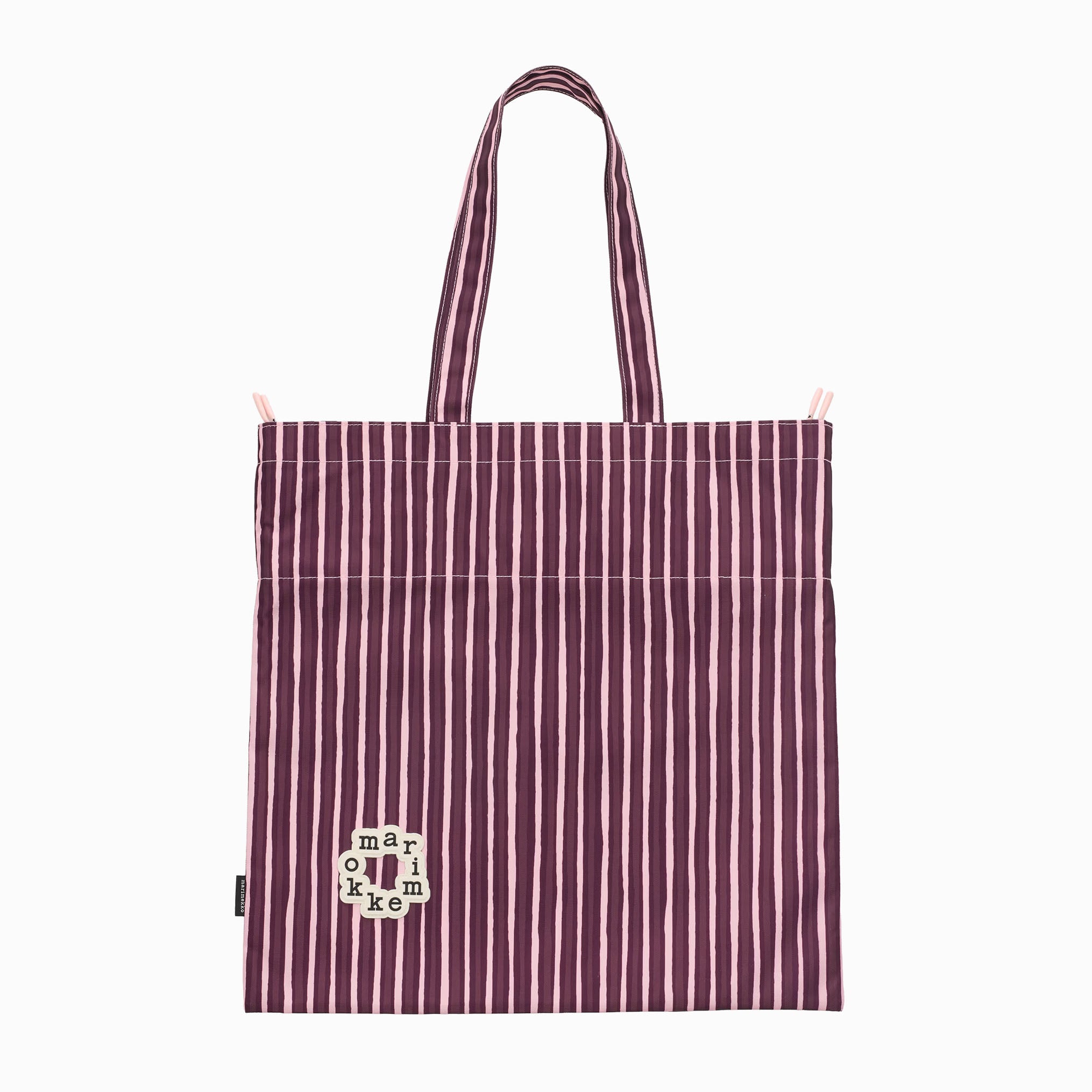 Marimekko Metka Piccolo Bag - Dark Purple / Light Pink
