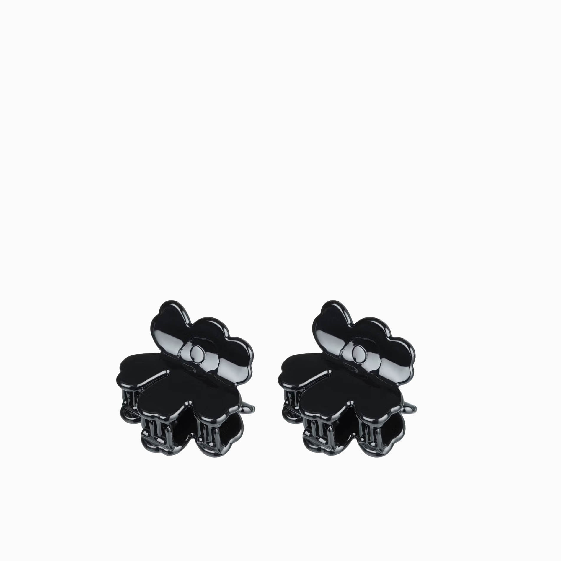 Marimekko Nano Unikko Hair Clip Set - Black