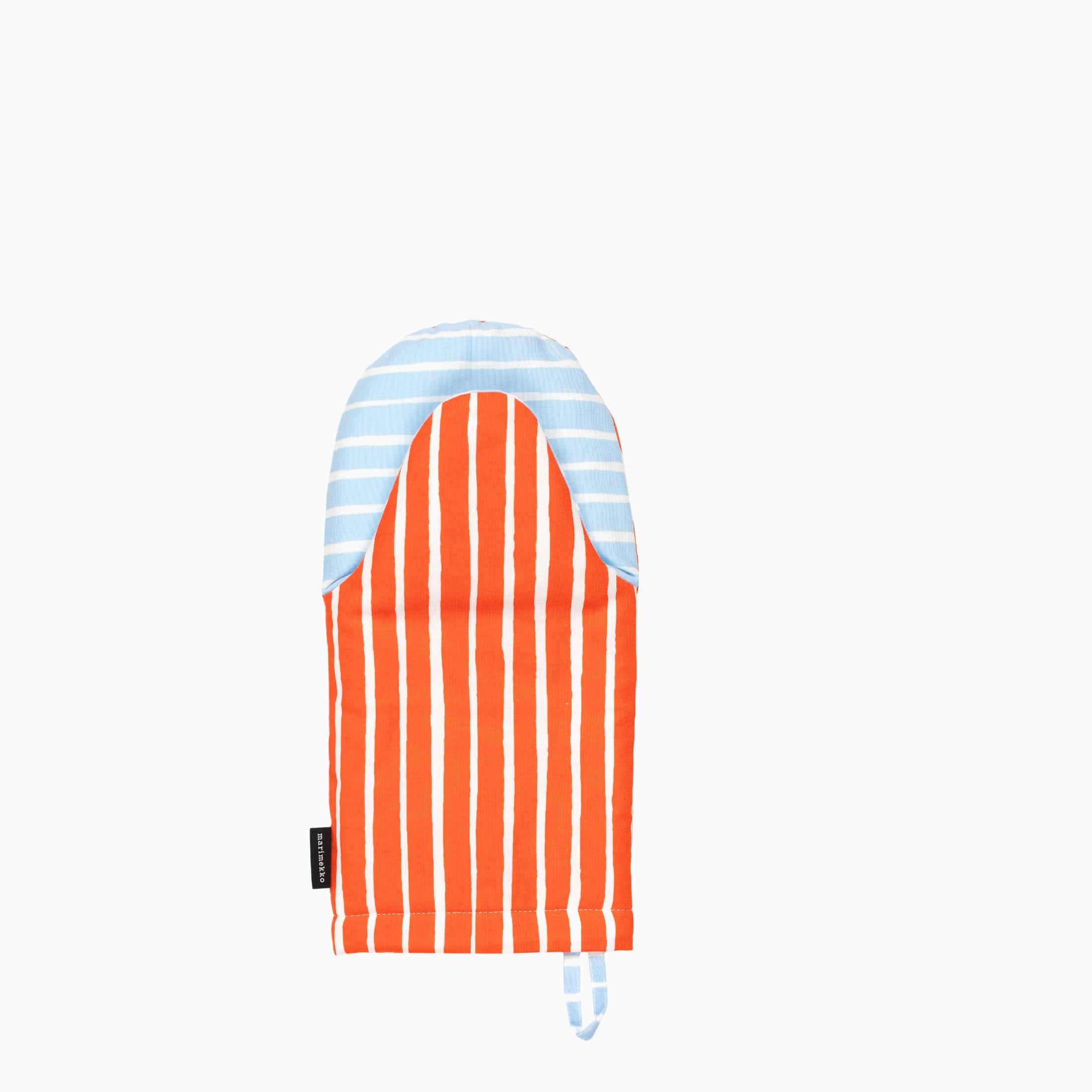 Marimekko Piccolo Oven Mitten - White/Tomato Red/Light Blue