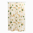 Marimekko Unikko Shower Curtain - Sand/Off-White/Hay/Emerald