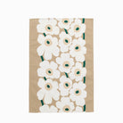 Marimekko Unikko Tea Towel - Sand/Off-White/Hay/Emerald