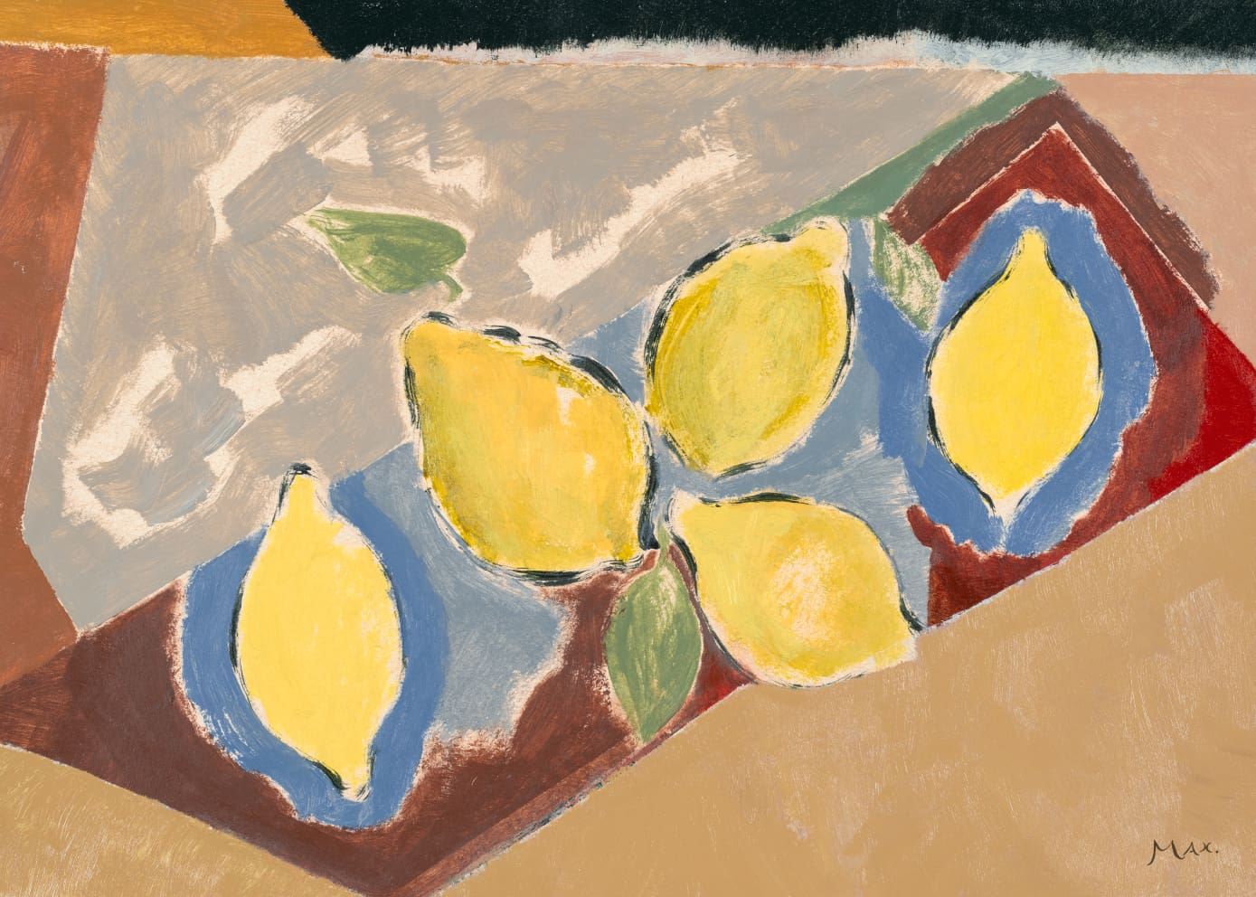 Citrons Art Print by Max Ososki