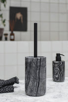 Mette Ditmer Marble Toilet Brush Black Grey
