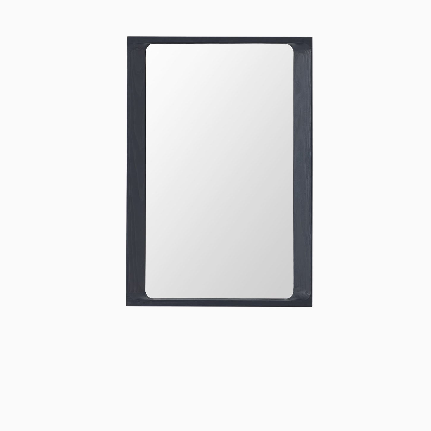 Muuto Arced Mirror 80cm Midnight Blue