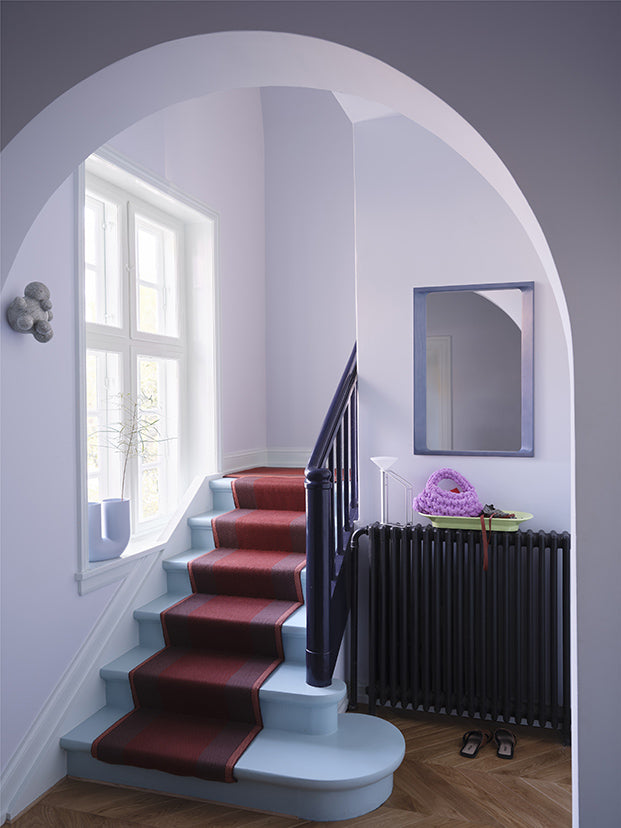 Muuto Arced Mirror 80cm Light Lilac