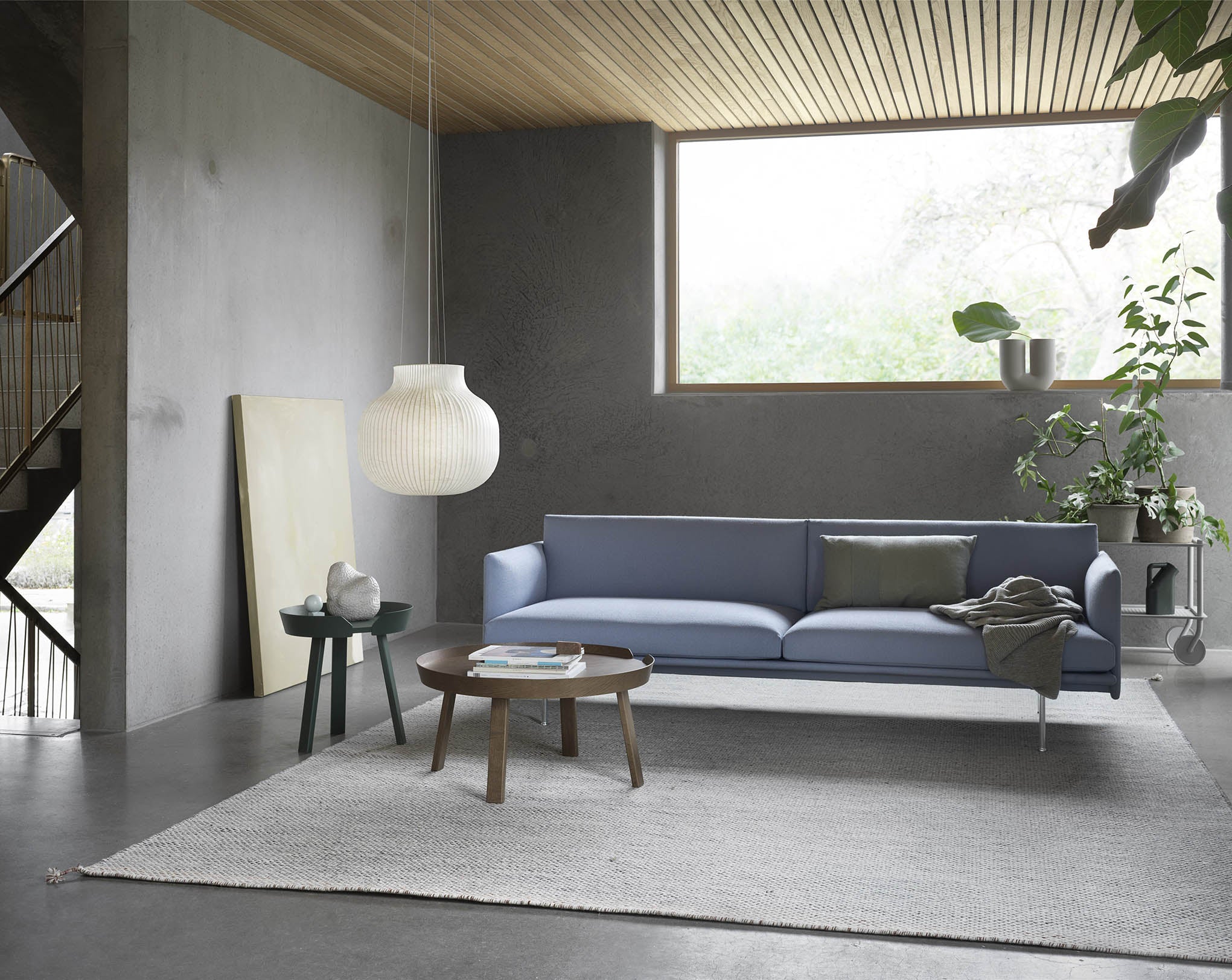 Muuto Around Table Small Dark Green