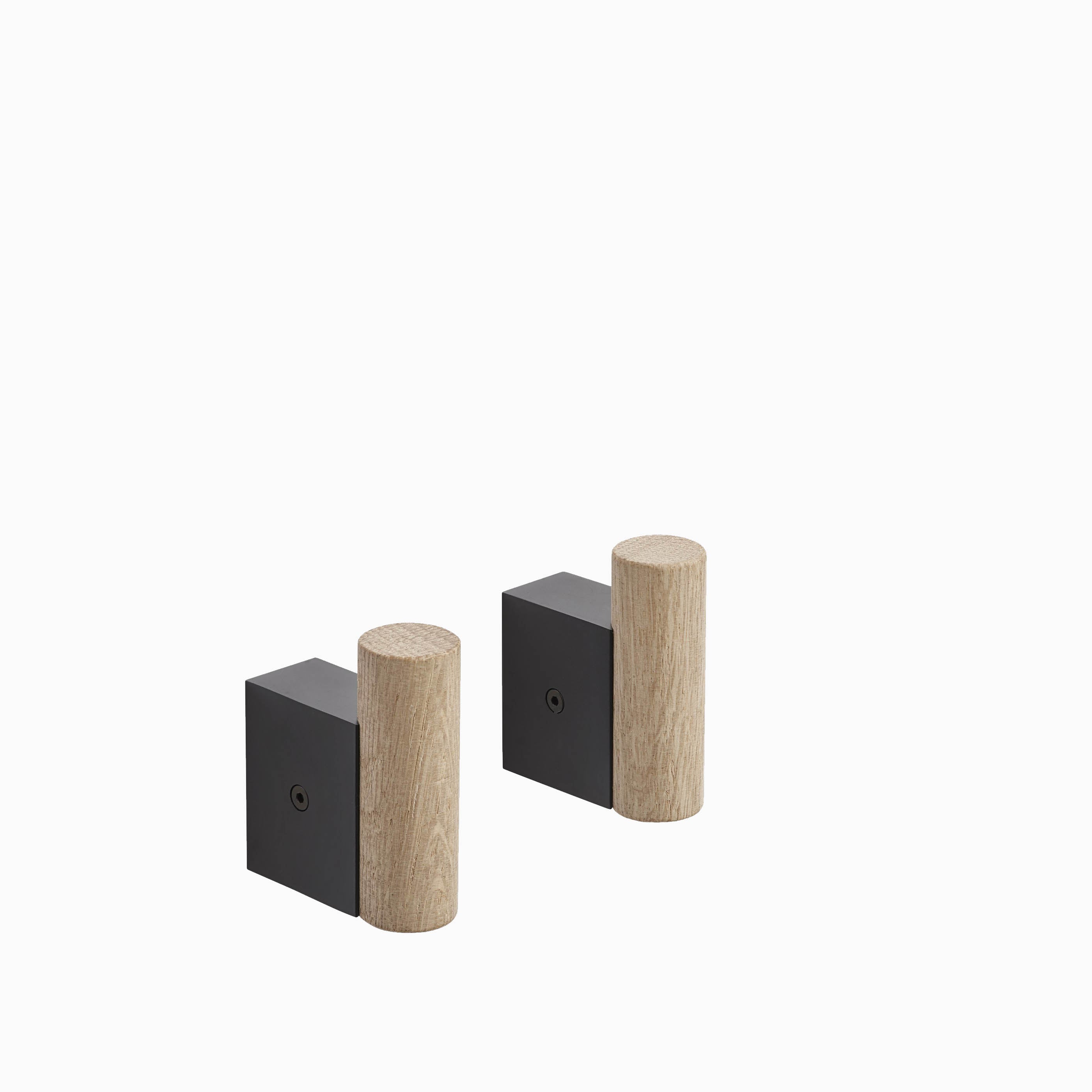Muuto Attach Coat Hooks Black