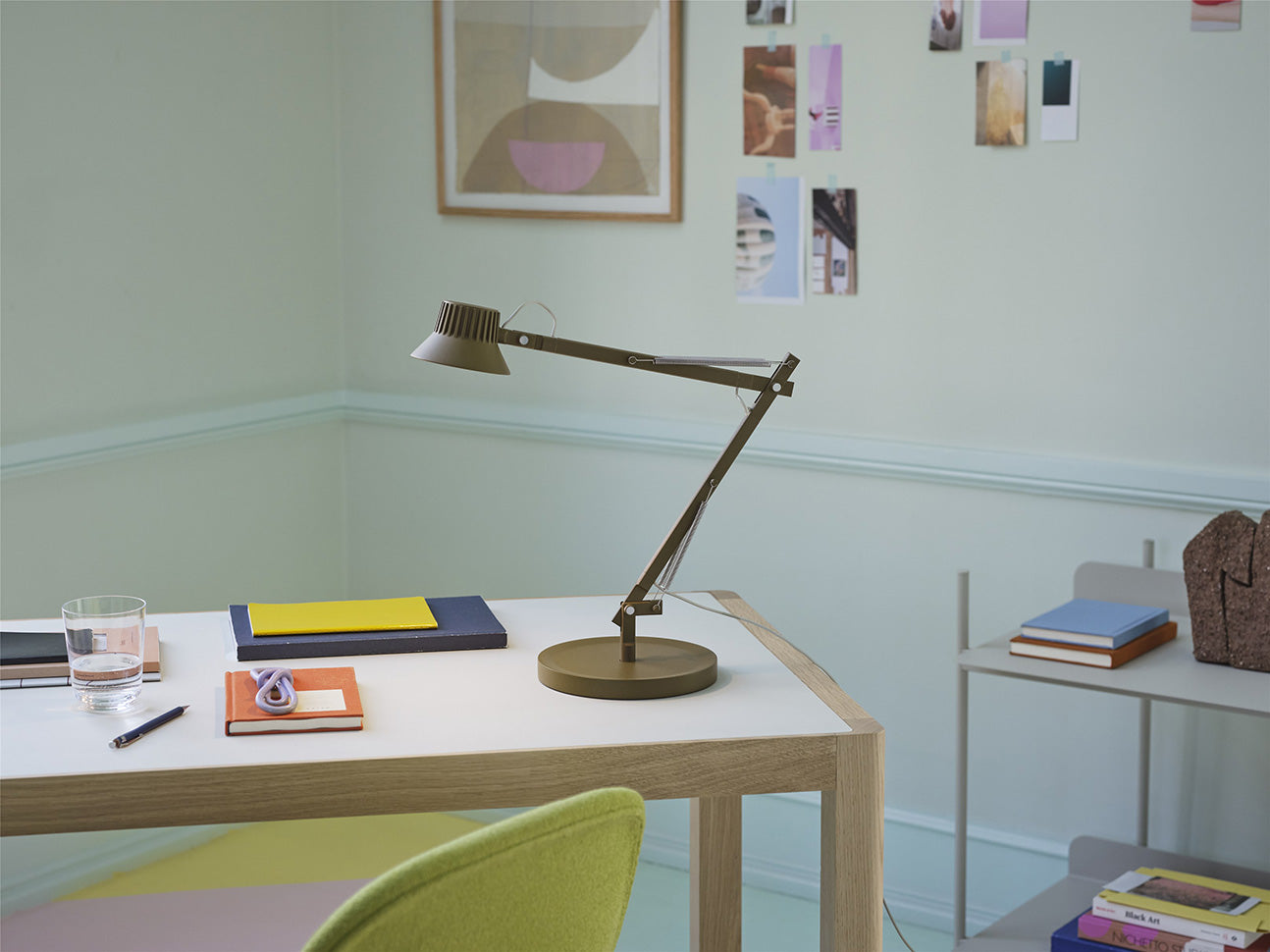 Muuto Dedicate Table Lamp S2 Brown Green