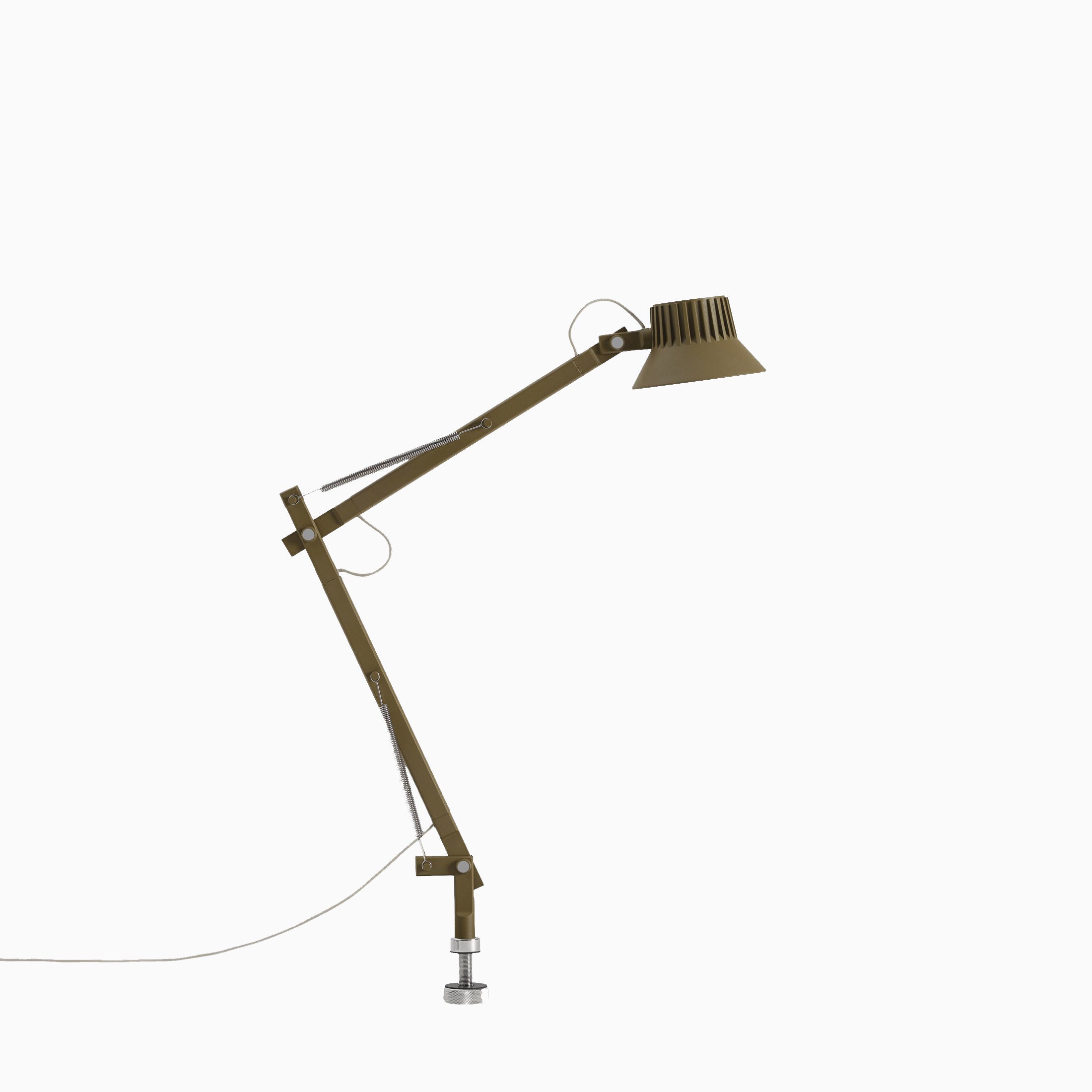 Muuto Dedicate Table Lamp S2 Brown Green with Pin