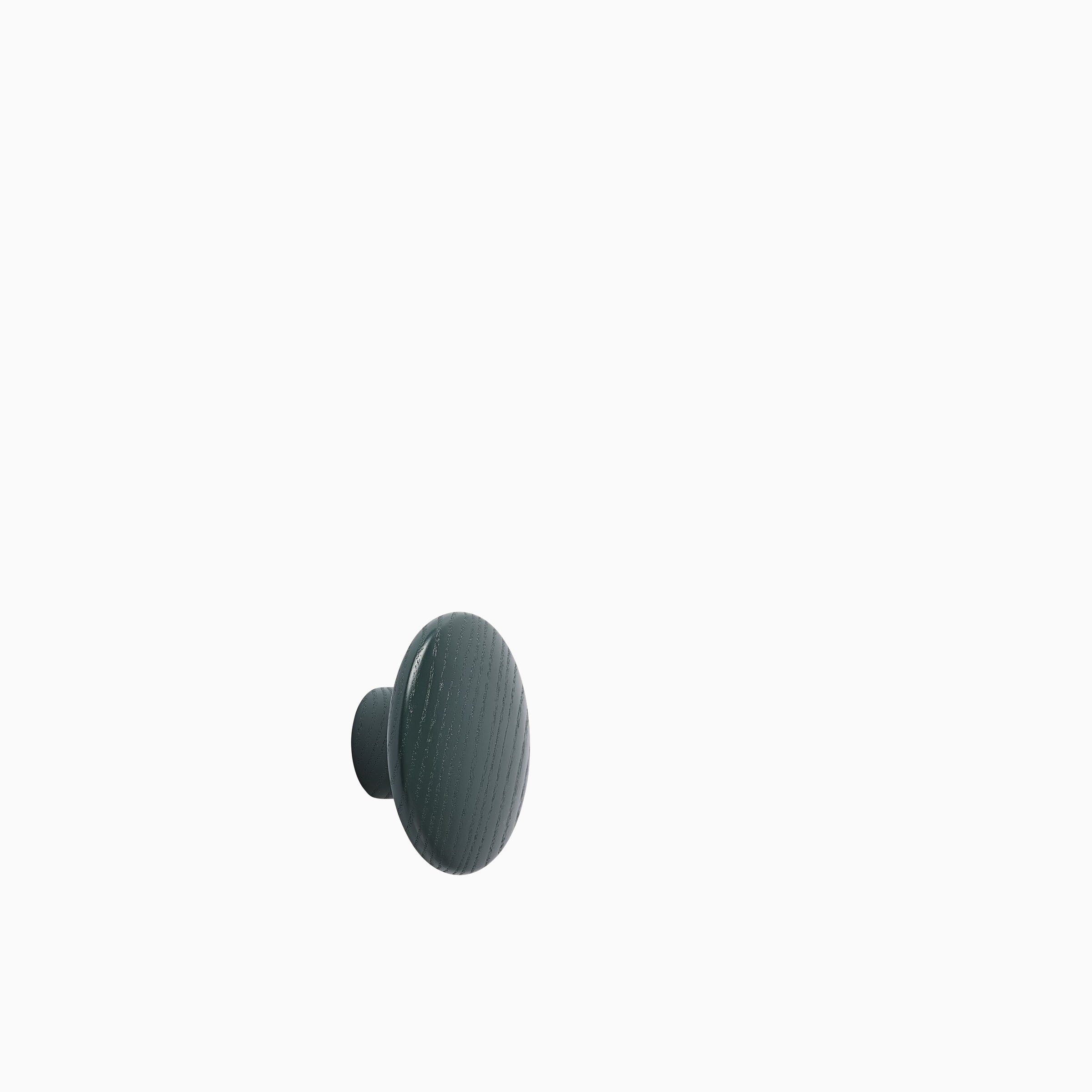 Muuto Dots Wood Dark Green 6.5cm