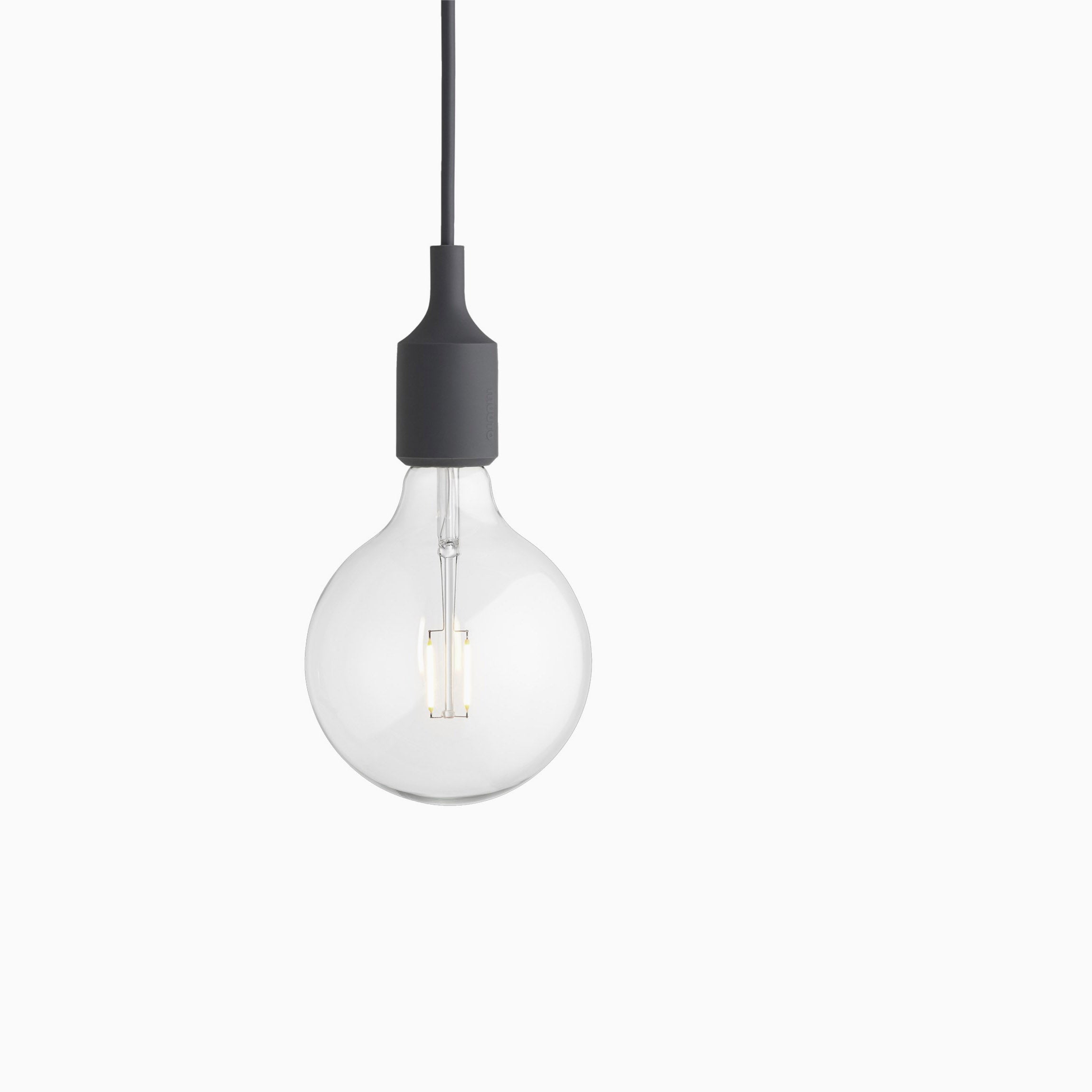 Muuto E27 Pendant Light Dark Grey