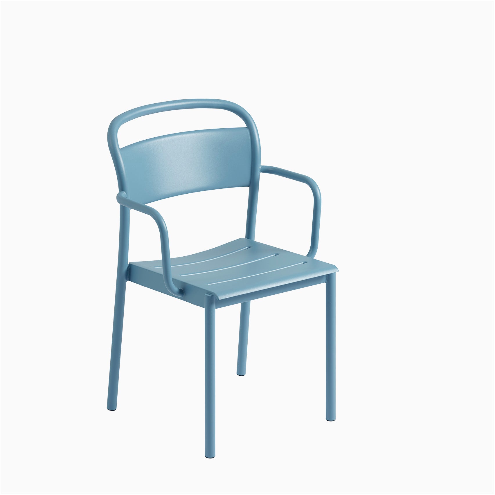 Muuto Linear Steel Armchair Pale Blue