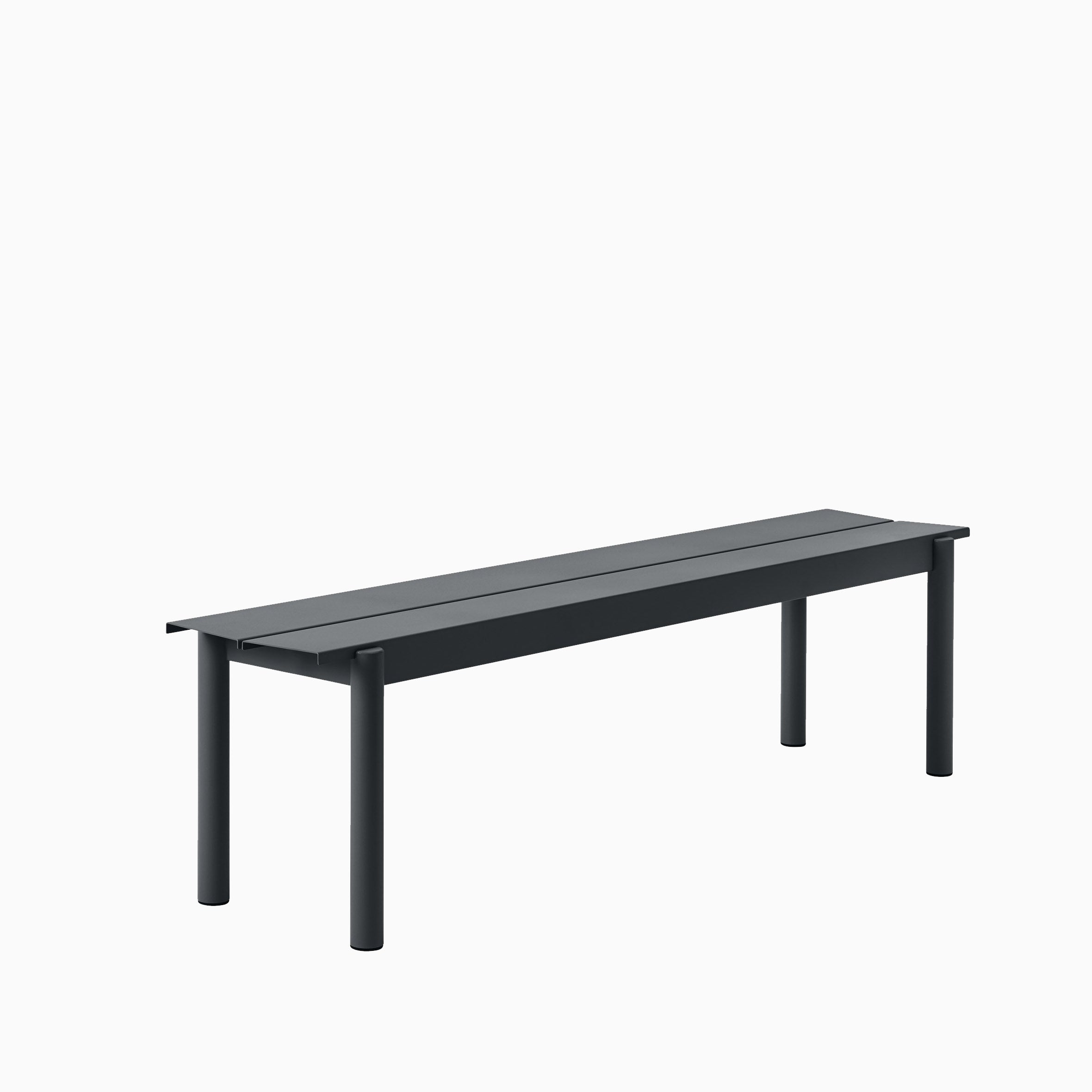 Muuto Linear Steel Bench 170cm Anthracite