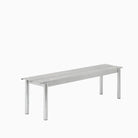 Muuto Linear Steel Bench 170cm Galvanized