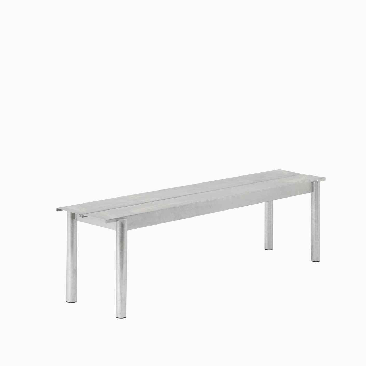 Muuto Linear Steel Bench 170cm Galvanized