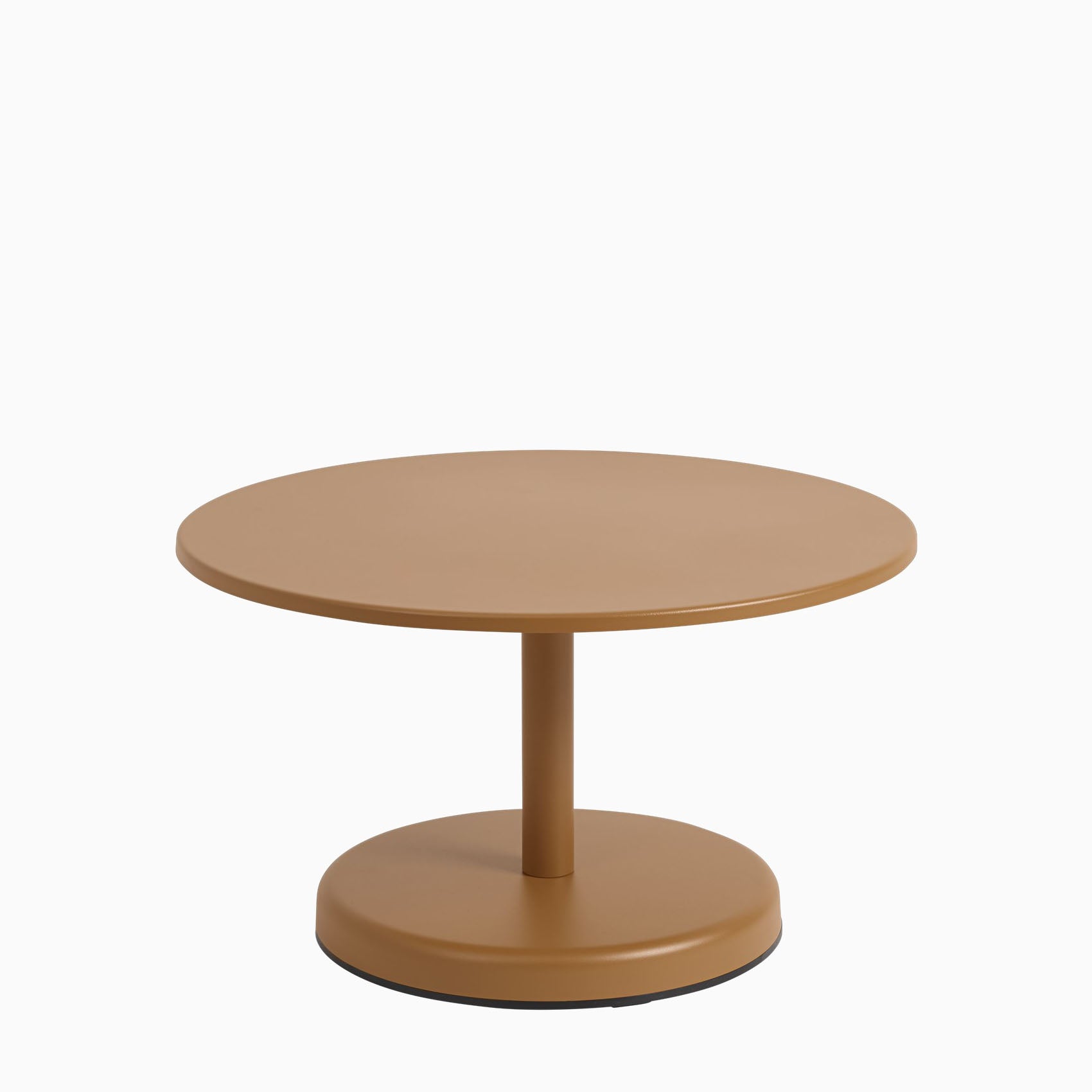 Muuto Linear Steel Coffee Table 70cm Burnt Orange