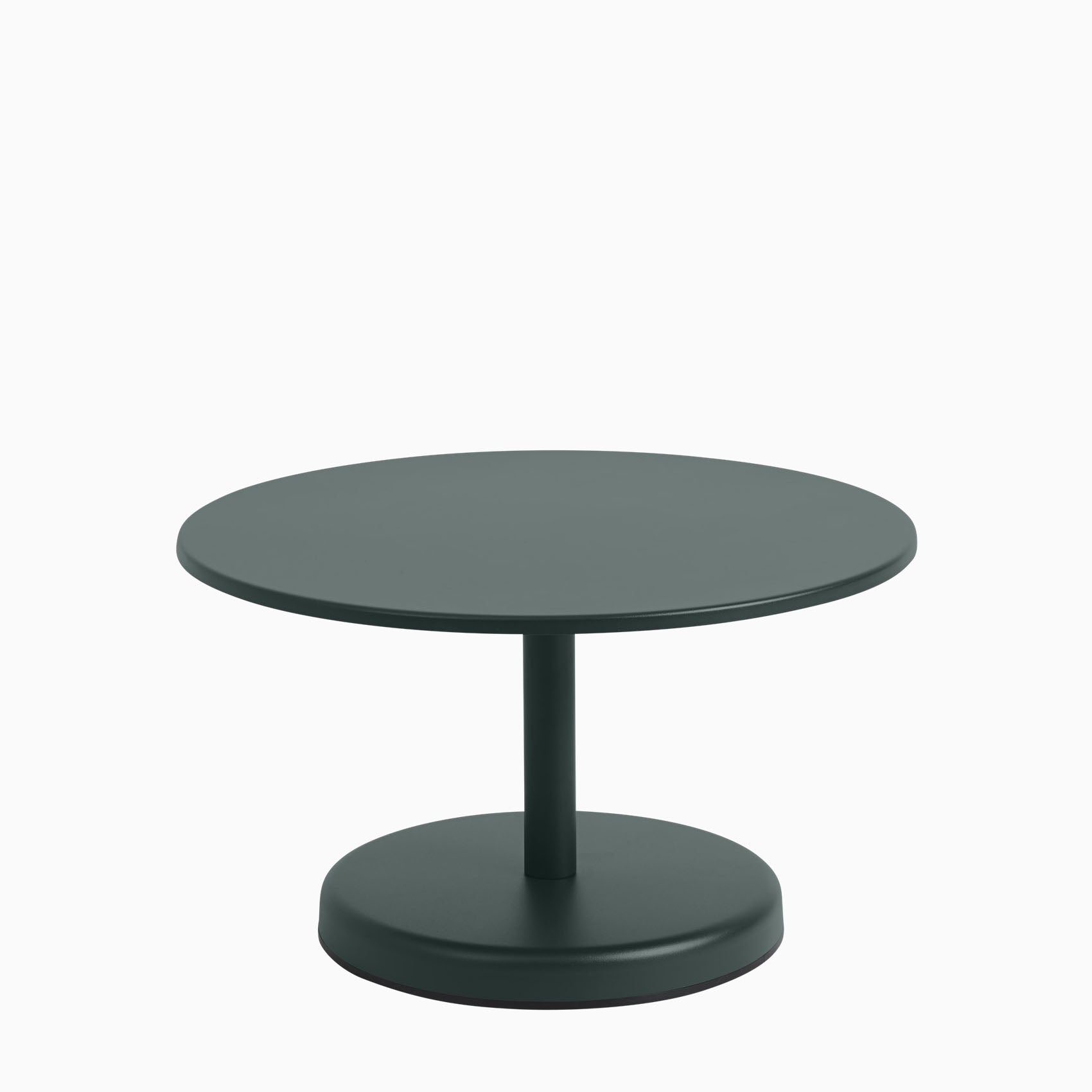 Muuto Linear Steel Coffee Table 70cm Dark Green