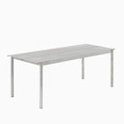Muuto Linear Steel Table 200x75cm Galvanized