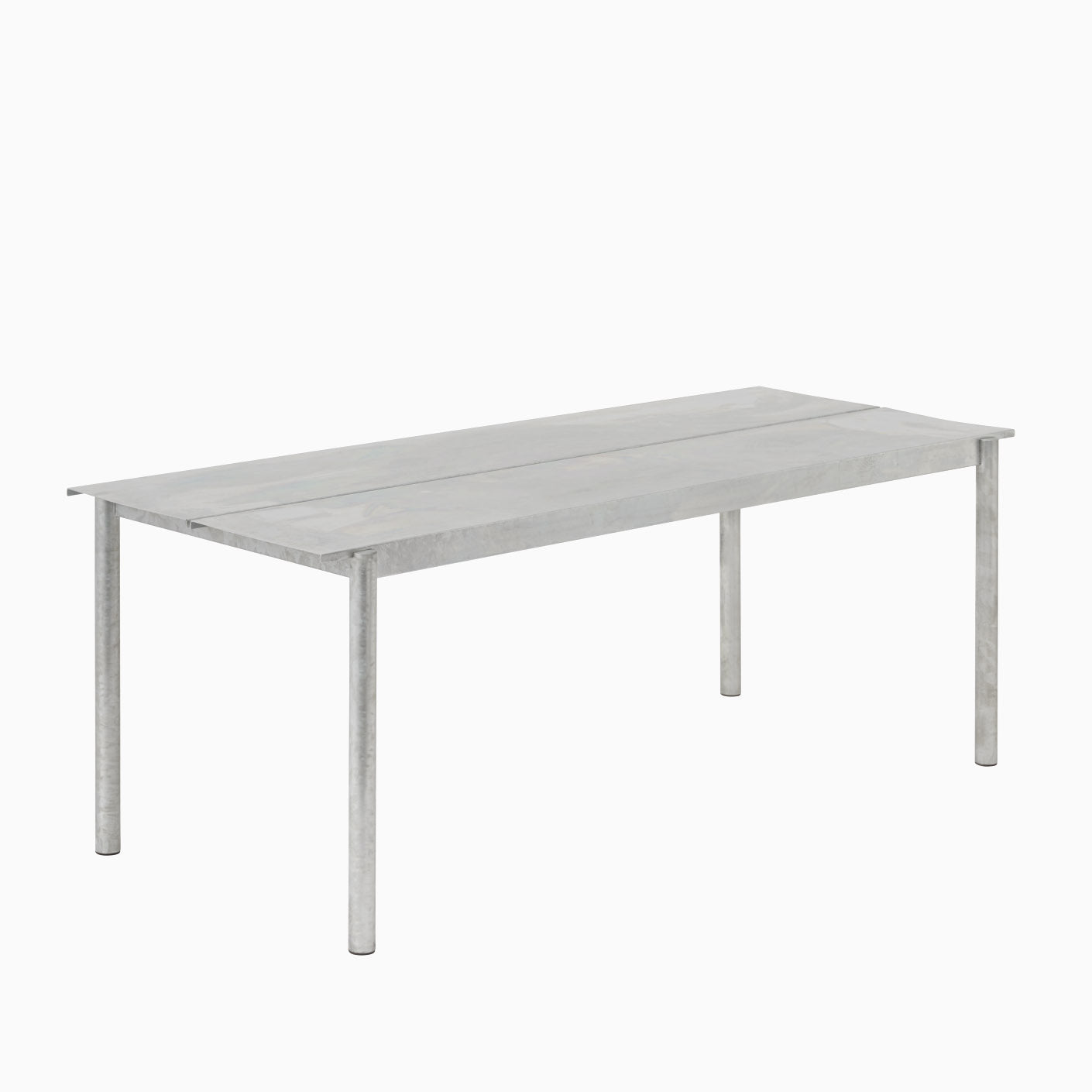 Muuto Linear Steel Table 200x75cm Galvanized