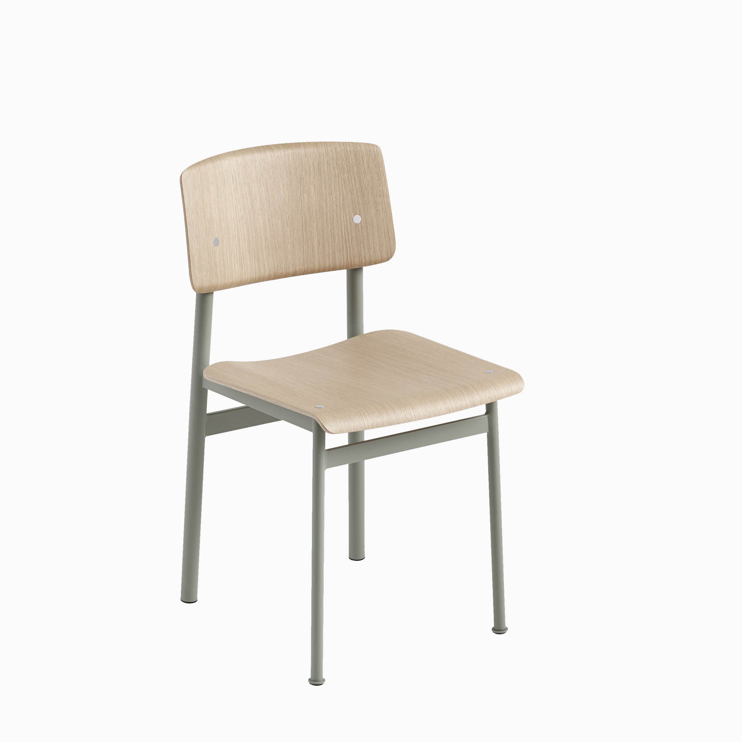 Muuto Loft Chair Oak Dusty Green