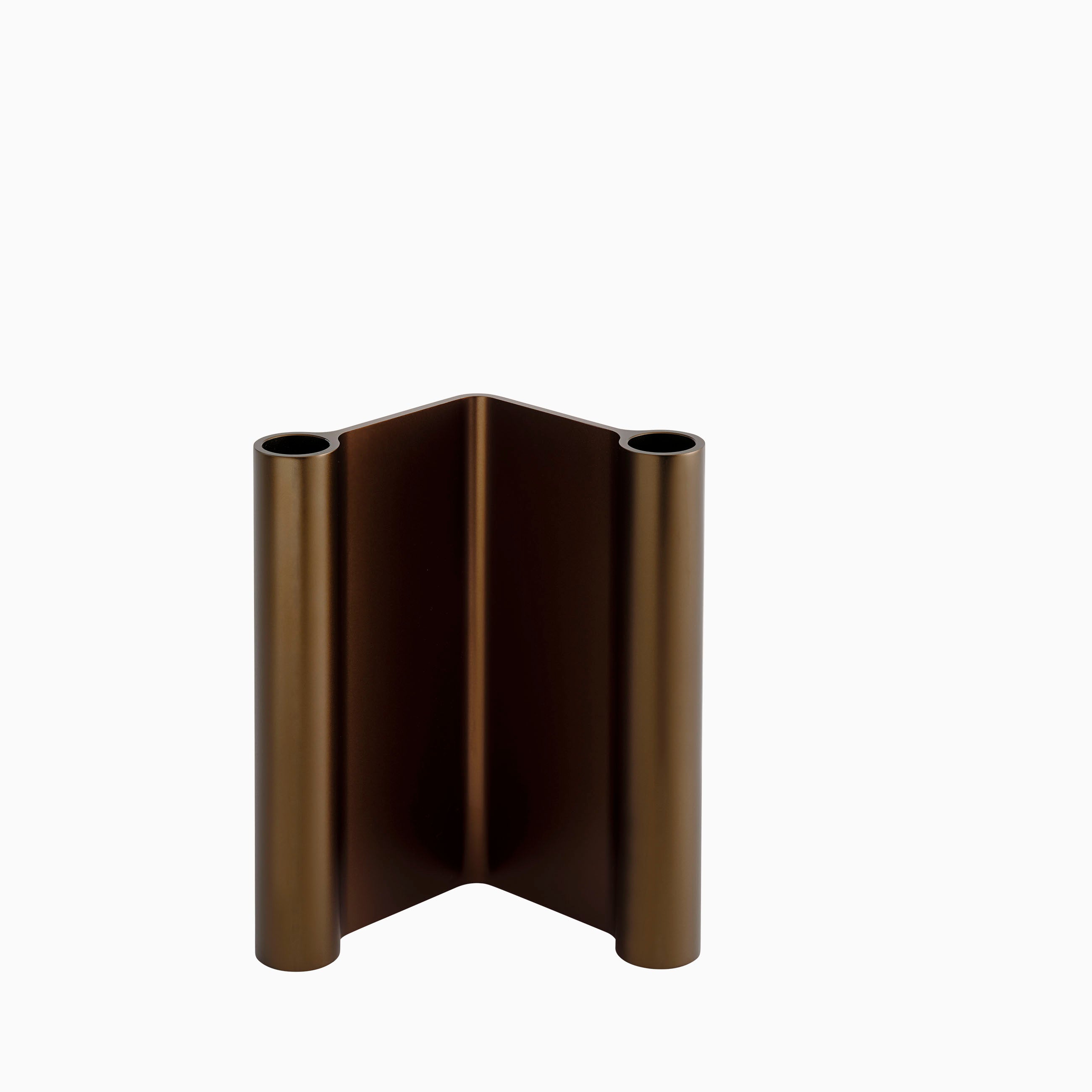 Muuto Pair Candleholder 18cm Brown