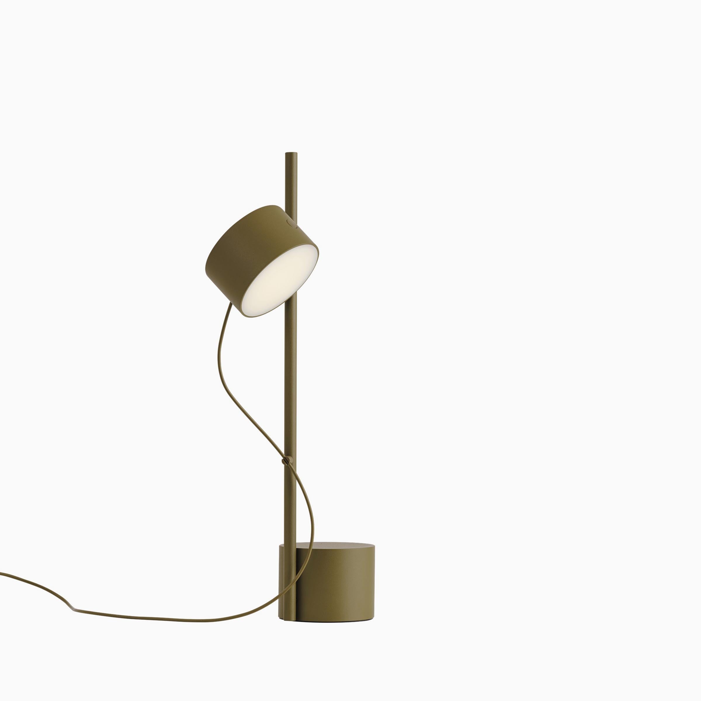 Muuto Post Table Lamp Brown Green
