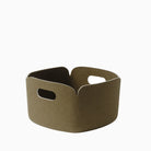 Muuto Restore Basket 28x28cm Brown Green