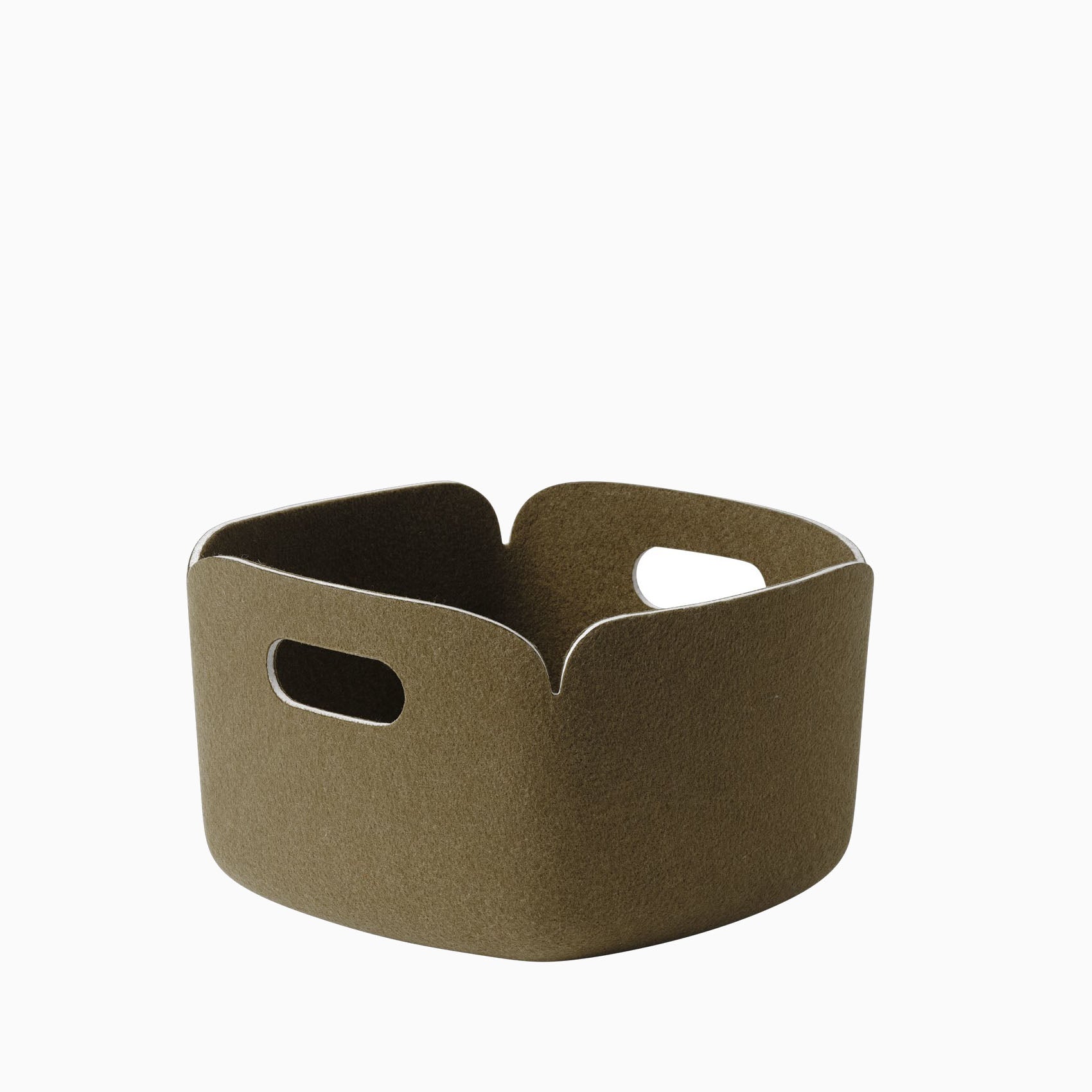 Muuto Restore Basket 28x28cm Brown Green