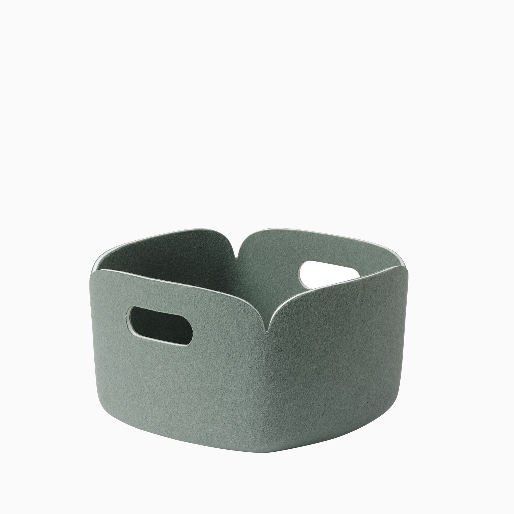 Muuto Restore Basket 28x28cm Dusty Green
