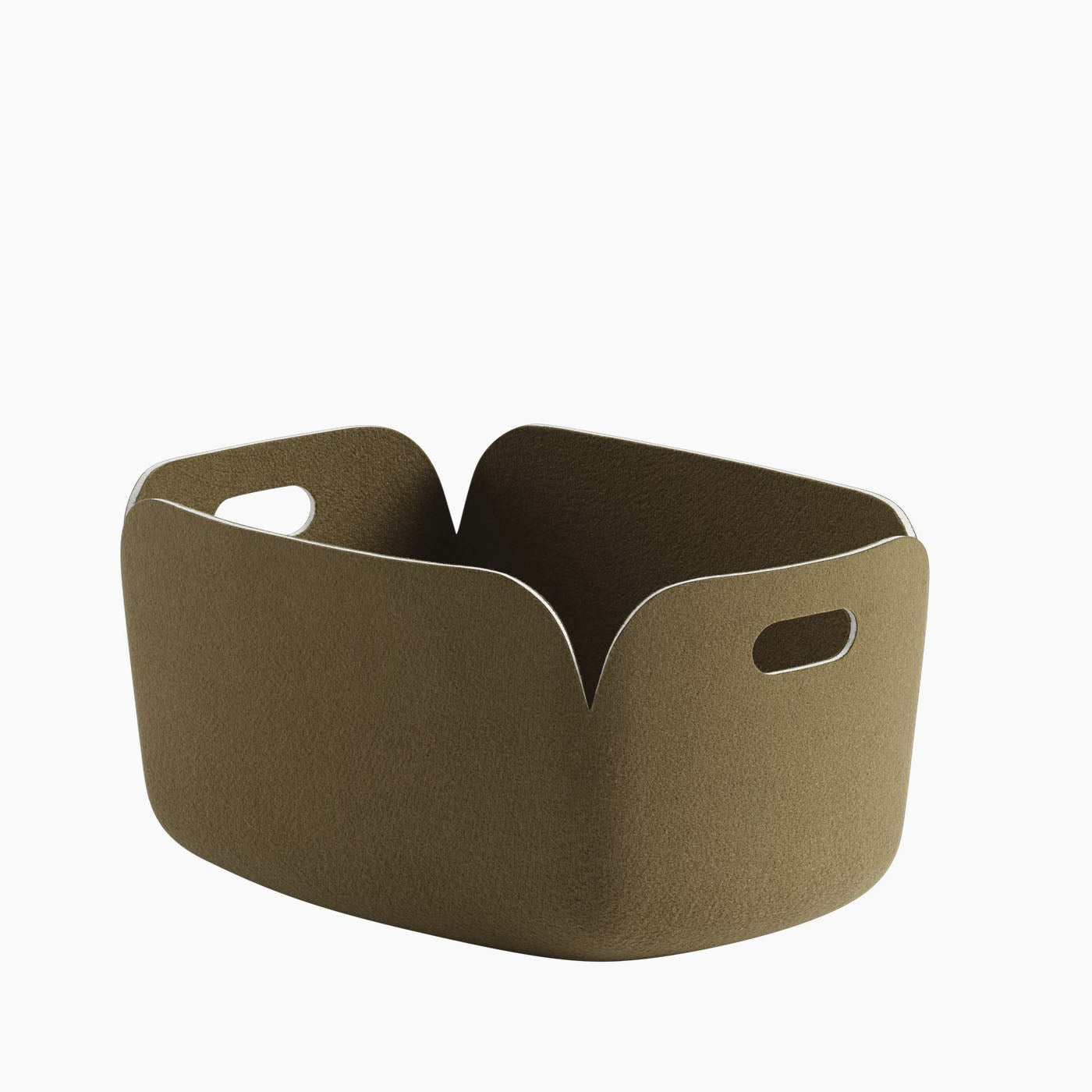 Muuto Restore Basket Brown Green