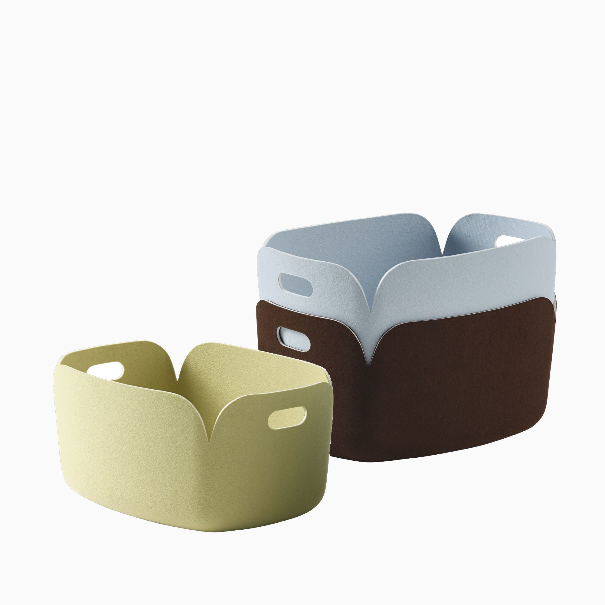Muuto Restore Basket Beige Green