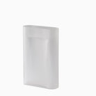 Muuto Ridge Vase H48.5 - White Frosted Glass