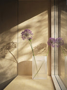 Muuto Ridge Vase White Frosted Glass