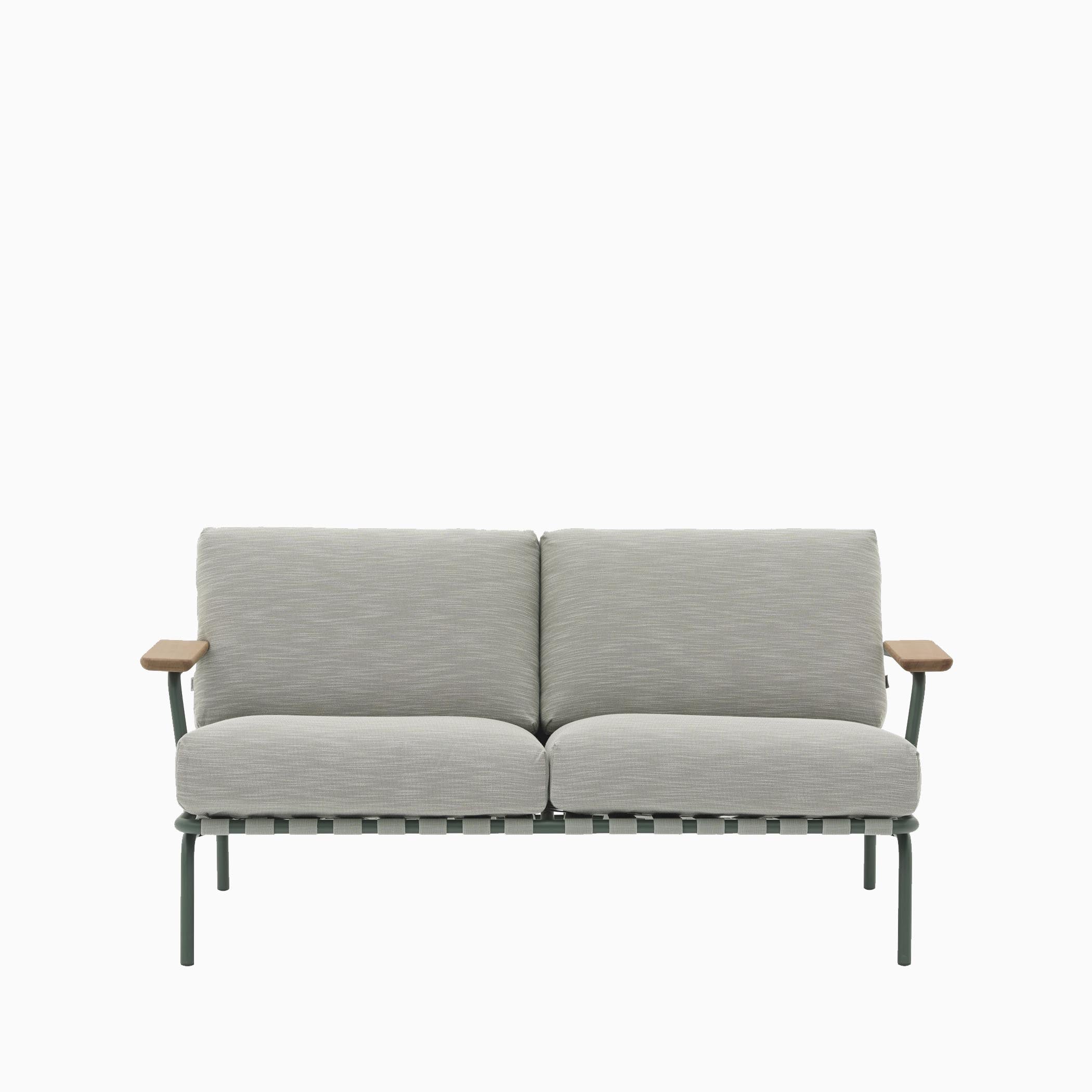 Muuto Settle 2 Seater Sofa Ribed Weave 2 Dark Green