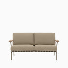 Muuto Settle 2 Seater Sofa Ribbed Weave 5 Taupe
