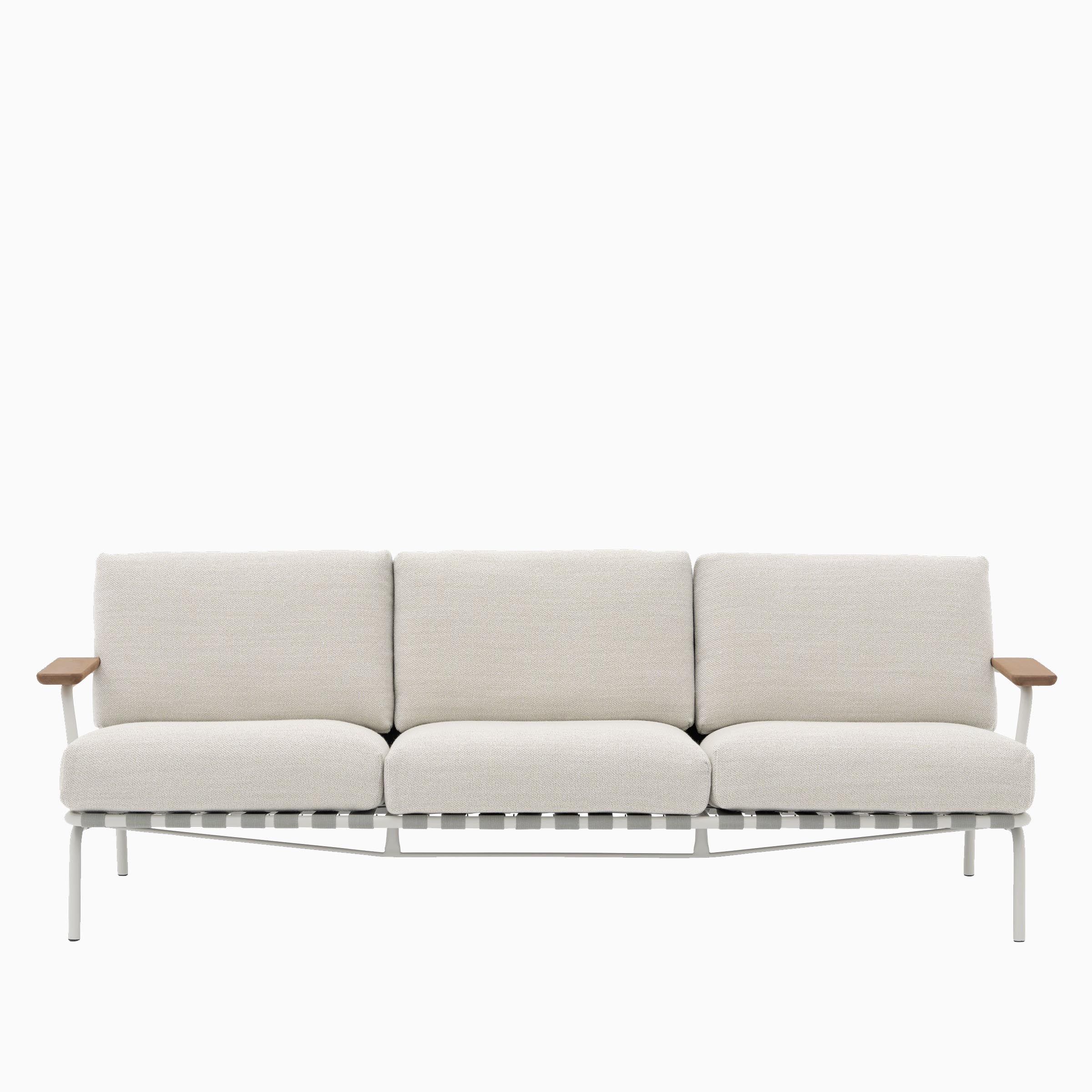Muuto Settle 3 Seater Sofa Laze 1 Grey Fabric