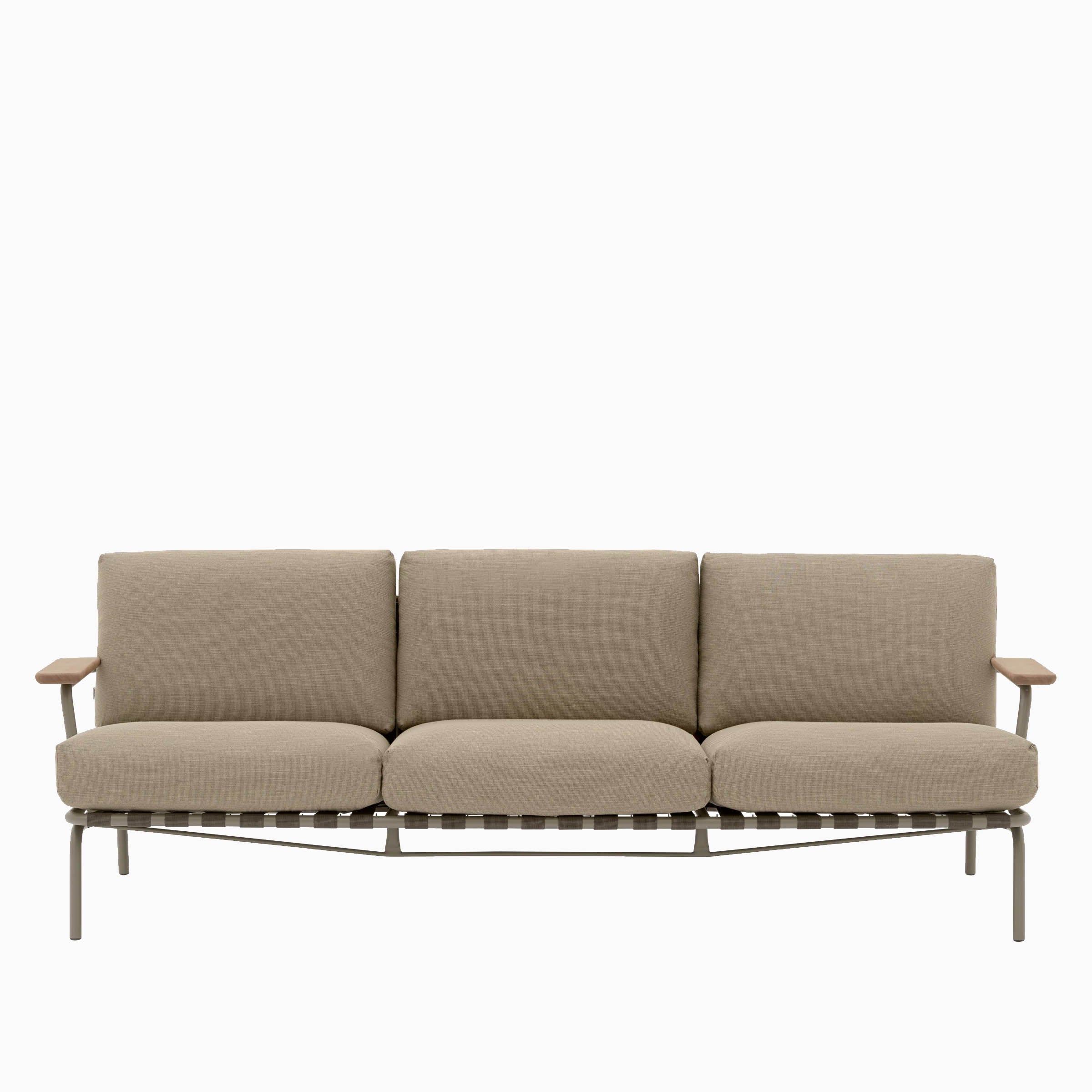 Muuto Settle 3 Seater Sofa Ribbed Weave 5/Tauper