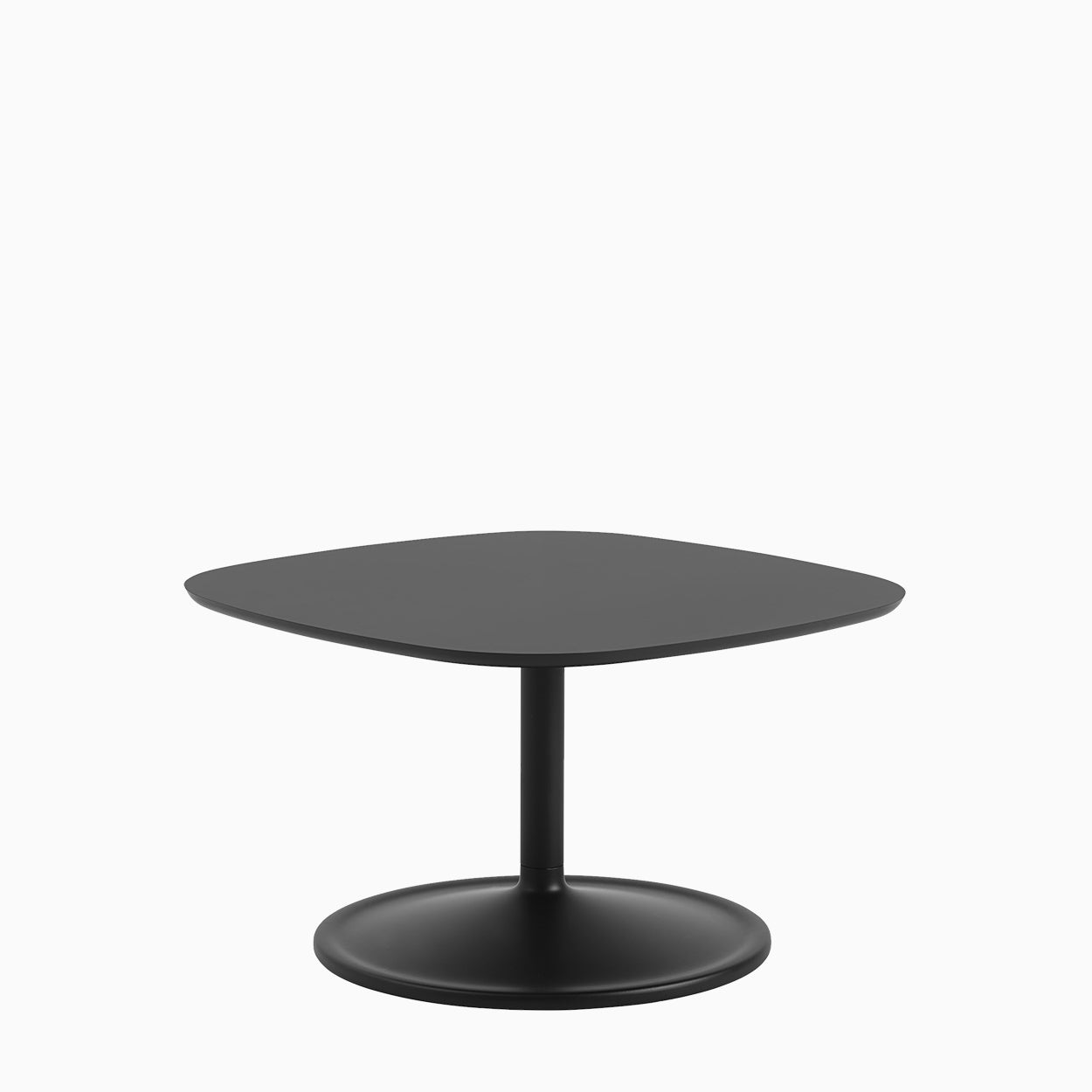 Muuto Soft Coffee Table Black 70x70cm