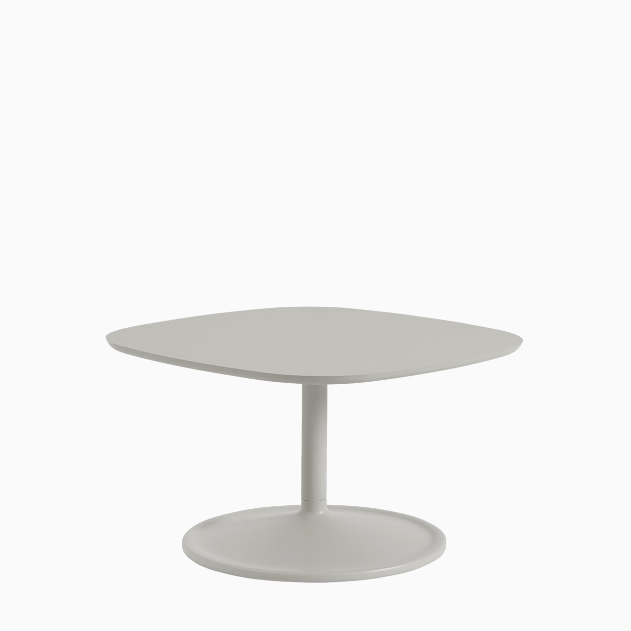 Muuto Soft Coffee Table Grey Laminate 70x70cm