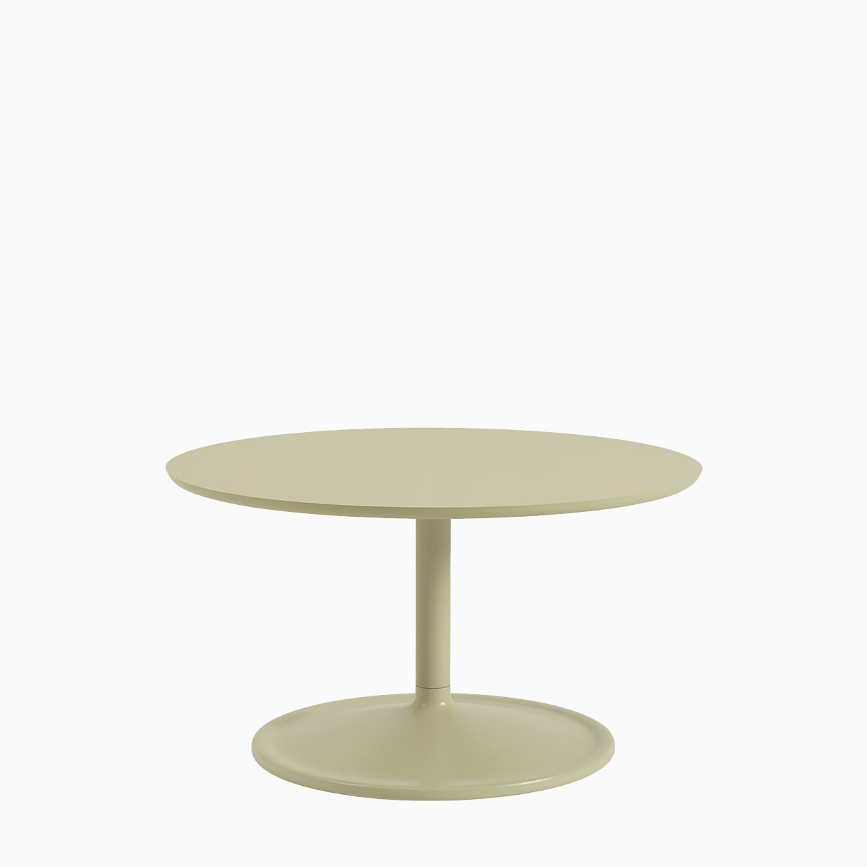 Muuto Soft Coffee Table Beige Green 75cm
