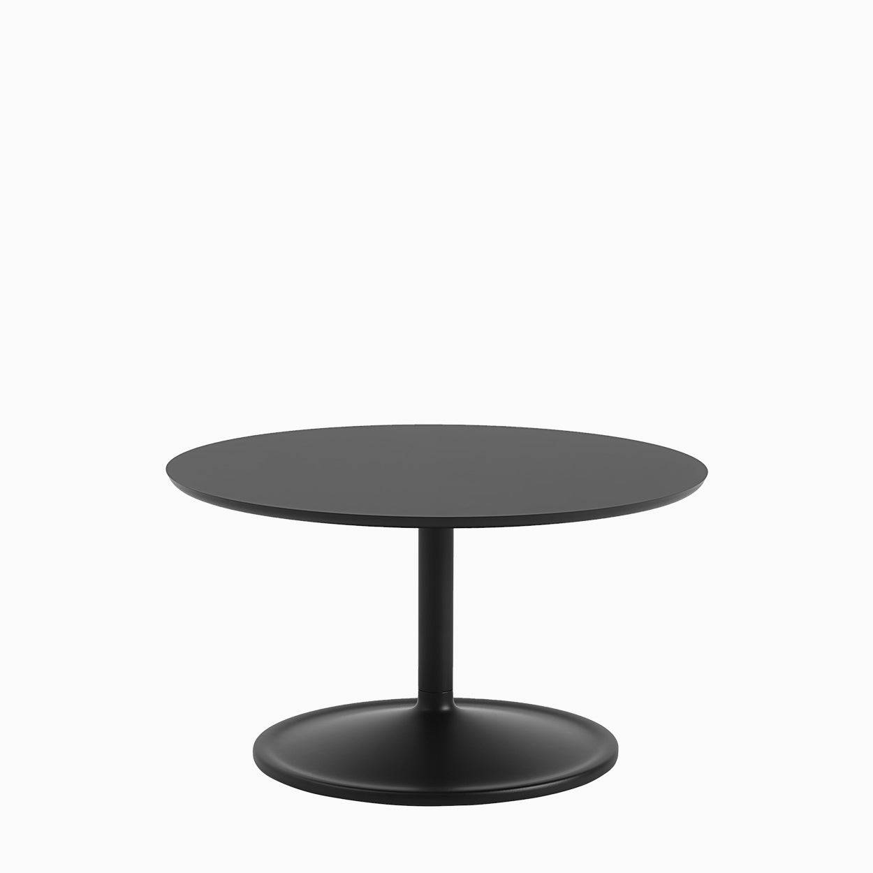 Muuto Soft Coffee Table Black 75cm
