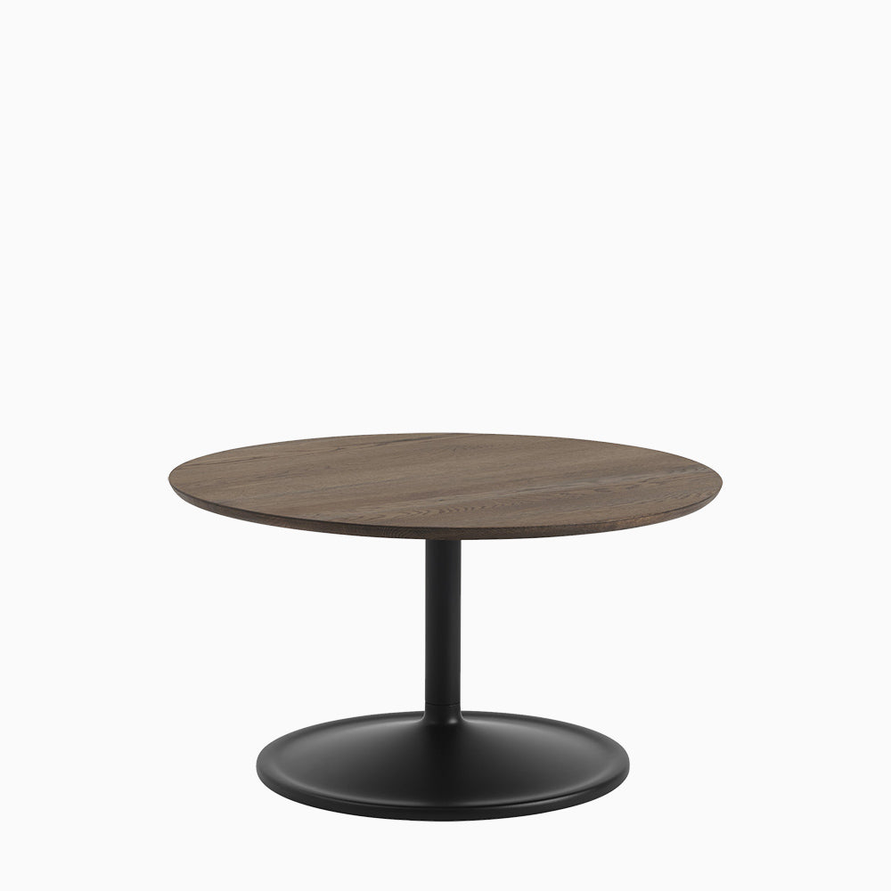 Muuto Soft Coffee Table Dark Oiled Oak 75cm